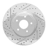Dynamic Friction 2014-2019 Nissan X-Trail (Mexico Front Left Drilled & Slotted Geoperformance Rotor by Dynamic Friction Company 830-67104L