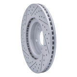 Dynamic Friction 2013-2025 Infiniti Jx35 Front Right Drilled & Slotted Geoperformance Rotor by Dynamic Friction Company 830-67105R