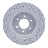 Dynamic Friction 2016-2024 Nissan Titan Xd Front Left Drilled & Slotted Geoperformance Rotor by Dynamic Friction Company 830-67108L