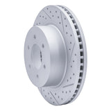 Dynamic Friction 2016-2024 Nissan Titan Xd Front Right Drilled & Slotted Geoperformance Rotor by Dynamic Friction Company 830-67108R