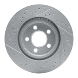 Dynamic Friction 2020-2026 Nissan Sentra Front Right Drilled & Slotted Geoperformance Rotor by Dynamic Friction Company 830-67114R