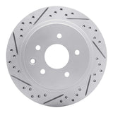 Dynamic Friction 2002-2006 Infiniti Q45 Rear Left Drilled & Slotted Geoperformance Rotor by Dynamic Friction Company 830-68006L