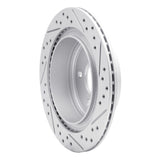 Dynamic Friction 2002-2006 Infiniti Q45 Rear Left Drilled & Slotted Geoperformance Rotor by Dynamic Friction Company 830-68006L