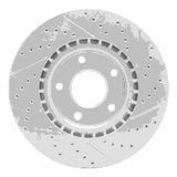 Dynamic Friction 2003-2005 Infiniti G35 Front Left Drilled & Slotted Geoperformance Rotor by Dynamic Friction Company 830-68007L