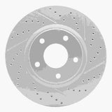 Dynamic Friction 2003-2005 Infiniti G35 Front Right Drilled & Slotted Geoperformance Rotor by Dynamic Friction Company 830-68007R