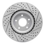 Dynamic Friction 2003-2008 Infiniti G35 Front Left Drilled & Slotted Geoperformance Rotor by Dynamic Friction Company 830-68008L