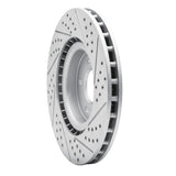 Dynamic Friction 2003-2008 Infiniti G35 Front Left Drilled & Slotted Geoperformance Rotor by Dynamic Friction Company 830-68008L