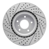 Dynamic Friction 2003-2008 Infiniti G35 Front Right Drilled & Slotted Geoperformance Rotor by Dynamic Friction Company 830-68008R