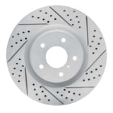 Dynamic Friction 2003-2008 Infiniti G35 Front Right Drilled & Slotted Geoperformance Rotor by Dynamic Friction Company 830-68008R