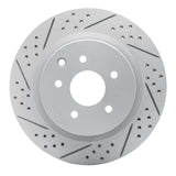 Dynamic Friction 2003-2008 Infiniti G35 Rear Left Drilled & Slotted Geoperformance Rotor by Dynamic Friction Company 830-68009L
