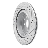 Dynamic Friction 2003-2008 Infiniti G35 Rear Left Drilled & Slotted Geoperformance Rotor by Dynamic Friction Company 830-68009L