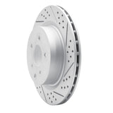 Dynamic Friction 2003-2008 Infiniti G35 Rear Right Drilled & Slotted Geoperformance Rotor by Dynamic Friction Company 830-68009R