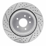 Dynamic Friction 2003-2008 Infiniti G35 Rear Right Drilled & Slotted Geoperformance Rotor by Dynamic Friction Company 830-68009R