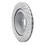 Dynamic Friction 2003-2008 Infiniti G35 Rear Right Drilled & Slotted Geoperformance Rotor by Dynamic Friction Company 830-68009R