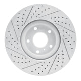 Dynamic Friction 2007-2015 Infiniti G35 Front Right Drilled & Slotted Geoperformance Rotor by Dynamic Friction Company 830-68011R