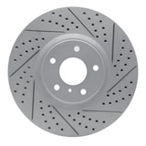 Dynamic Friction 2007-2015 Infiniti G35 Front Right Drilled & Slotted Geoperformance Rotor by Dynamic Friction Company 830-68011R
