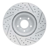 Dynamic Friction 2008-2025 Infiniti FX50 Front Left Drilled & Slotted Geoperformance Rotor by Dynamic Friction Company 830-68012L