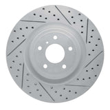 Dynamic Friction 2008-2025 Infiniti Q70L Front Right Drilled & Slotted Geoperformance Rotor by Dynamic Friction Company 830-68012R