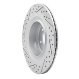 Dynamic Friction 2008-2025 Infiniti G37 Rear Right Drilled & Slotted Geoperformance Rotor by Dynamic Friction Company 830-68013R