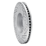 Dynamic Friction 2005-2014 Infiniti Fx37 Front Left Drilled & Slotted Geoperformance Rotor by Dynamic Friction Company 830-68014L