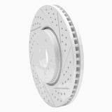 Dynamic Friction 2005-2014 Infiniti Fx35 Front Right Drilled & Slotted Geoperformance Rotor by Dynamic Friction Company 830-68014R