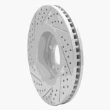 Dynamic Friction 2005-2014 Infiniti Fx35 Front Right Drilled & Slotted Geoperformance Rotor by Dynamic Friction Company 830-68014R