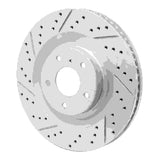 Dynamic Friction 2019-2025 Infiniti Qx50 Front Left Drilled & Slotted Geoperformance Rotor by Dynamic Friction Company 830-68018L