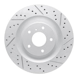 Dynamic Friction 2019-2025 Infiniti Qx55 Front Right Drilled & Slotted Geoperformance Rotor by Dynamic Friction Company 830-68018R