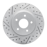 Dynamic Friction 2019-2025 Infiniti Qx50 Rear Left Drilled & Slotted Geoperformance Rotor by Dynamic Friction Company 830-68019L