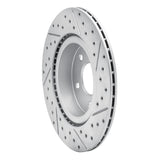 Dynamic Friction 2019-2025 Infiniti Qx50 Rear Left Drilled & Slotted Geoperformance Rotor by Dynamic Friction Company 830-68019L