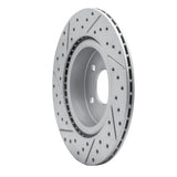 Dynamic Friction 2019-2025 Infiniti Qx55 Rear Right Drilled & Slotted Geoperformance Rotor by Dynamic Friction Company 830-68019R