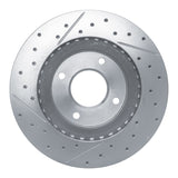 R1 Concepts 1985-1987 Mitsubishi Galant Front Right Drilled & Slotted Geoperformance Rotor by R1 Concepts 830-72007R