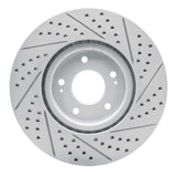 Dynamic Friction 2003-2006 Mitsubishi Lancer Front Left Drilled & Slotted Geoperformance Rotor by Dynamic Friction Company 830-72035L