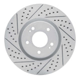 Dynamic Friction 2003-2006 Mitsubishi Lancer Front Left Drilled & Slotted Geoperformance Rotor by Dynamic Friction Company 830-72035L