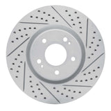 Dynamic Friction 2003-2006 Mitsubishi Lancer Front Right Drilled & Slotted Geoperformance Rotor by Dynamic Friction Company 830-72035R