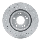 Dynamic Friction 2004-2012 Mitsubishi Galant Front Left Drilled & Slotted Geoperformance Rotor by Dynamic Friction Company 830-72037L