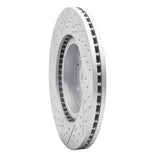Dynamic Friction 2004-2012 Mitsubishi Eclipse Front Right Drilled & Slotted Geoperformance Rotor by Dynamic Friction Company 830-72037R