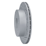 Dynamic Friction 2006-2012 Mitsubishi Eclipse Rear Right Drilled & Slotted Geoperformance Rotor by Dynamic Friction Company 830-72040R