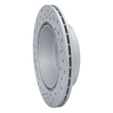Dynamic Friction 2006-2012 Mitsubishi Eclipse Rear Right Drilled & Slotted Geoperformance Rotor by Dynamic Friction Company 830-72040R