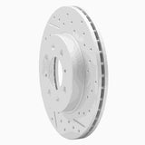 Dynamic Friction 2014-2015 Mitsubishi Mirage Front Right Drilled & Slotted Geoperformance Rotor by Dynamic Friction Company 830-72045R