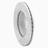 Dynamic Friction 2014-2015 Mitsubishi Mirage Front Right Drilled & Slotted Geoperformance Rotor by Dynamic Friction Company 830-72045R