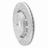 Dynamic Friction 2005-2022 Mitsubishi Outlander Phev Front Left Drilled & Slotted Geoperformance Rotor by Dynamic Friction Company 830-72061L