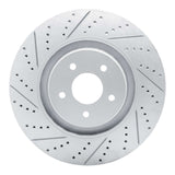 Dynamic Friction 2022-2025 Infiniti QX60 Front Left Drilled & Slotted Geoperformance Rotor by Dynamic Friction Company 830-72070L