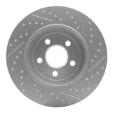 R1 Concepts 1998-2001 Audi A6 Quattro Rear Left Drilled & Slotted Geoperformance Rotor by R1 Concepts 830-73018L