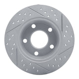 R1 Concepts 1999-2002 Audi A6 Quattro Rear Left Drilled & Slotted Geoperformance Rotor by R1 Concepts 830-73021L