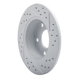 R1 Concepts 1999-2002 Audi A6 Quattro Rear Left Drilled & Slotted Geoperformance Rotor by R1 Concepts 830-73021L