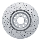 R1 Concepts 1999-2004 Audi S6 Front Left Drilled & Slotted Geoperformance Rotor by R1 Concepts 830-73023L