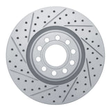 R1 Concepts 1999-2004 Audi S6 Front Left Drilled & Slotted Geoperformance Rotor by R1 Concepts 830-73023L