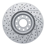 R1 Concepts 1999-2004 Audi A6 Quattro Front Right Drilled & Slotted Geoperformance Rotor by R1 Concepts 830-73023R