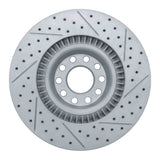 R1 Concepts 2001-2003 Audi S8 Front Left Drilled & Slotted Geoperformance Rotor by R1 Concepts 830-73026L
